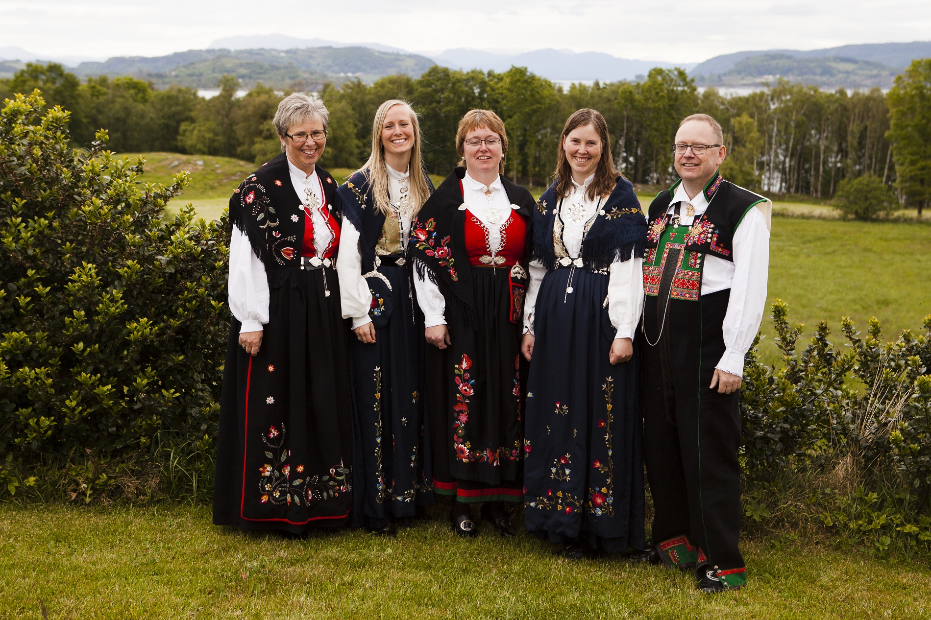 sølvsmedfamilien samlet